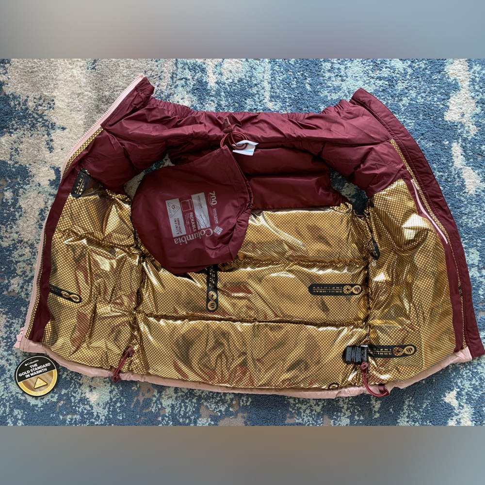 NWT Columbia Sportswear Bulo Point Omni-Heat® Down Vest - 700 Fill Power - Picture 12 of 16
